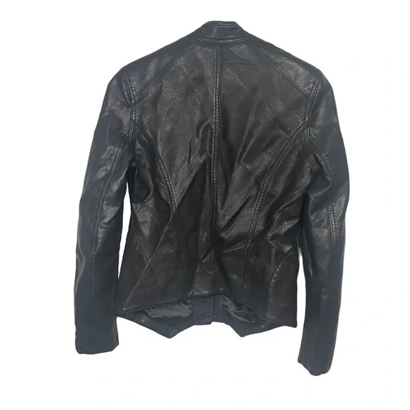Blank NYC Power Trip Moto Vegan Leather Jacket XS - Picture 2 of 11